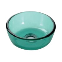 250 Green Glass Spittoon